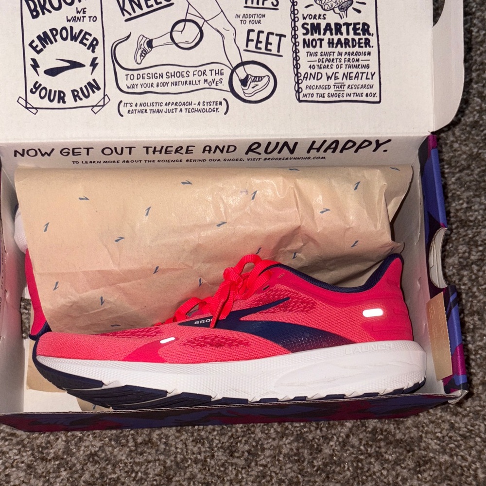Women’s Brooks Launch GTS 9 in pink and purple